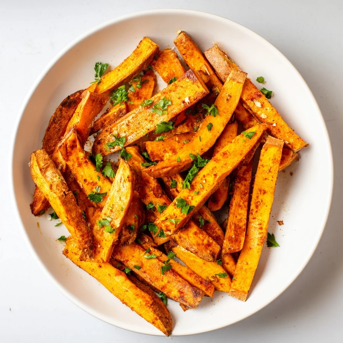 Crispy Air Fryer Sweet Potatoes