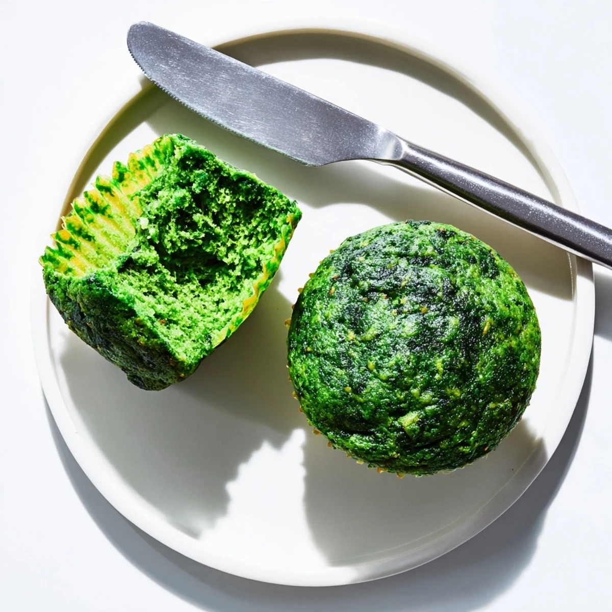 Enjoy these wholesome St. Patrick's Day spinach muffins, lightly sweetened and ideal for a festive breakfast or afternoon treat.