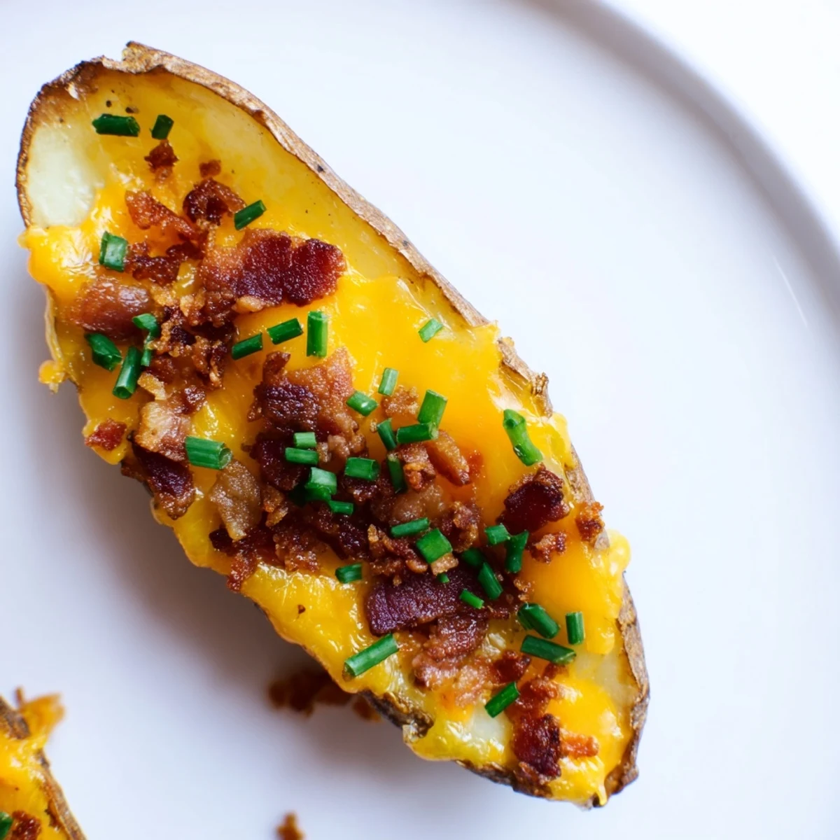 Crispy Potato Skins with Cheese