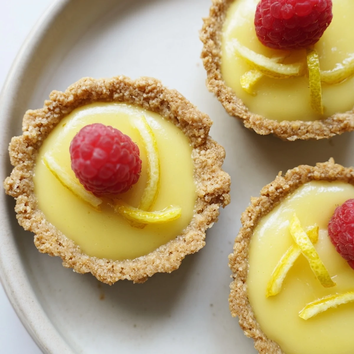 Mini Vegan Lemon Tarts