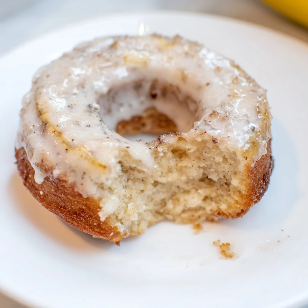 Moist Banana Donuts