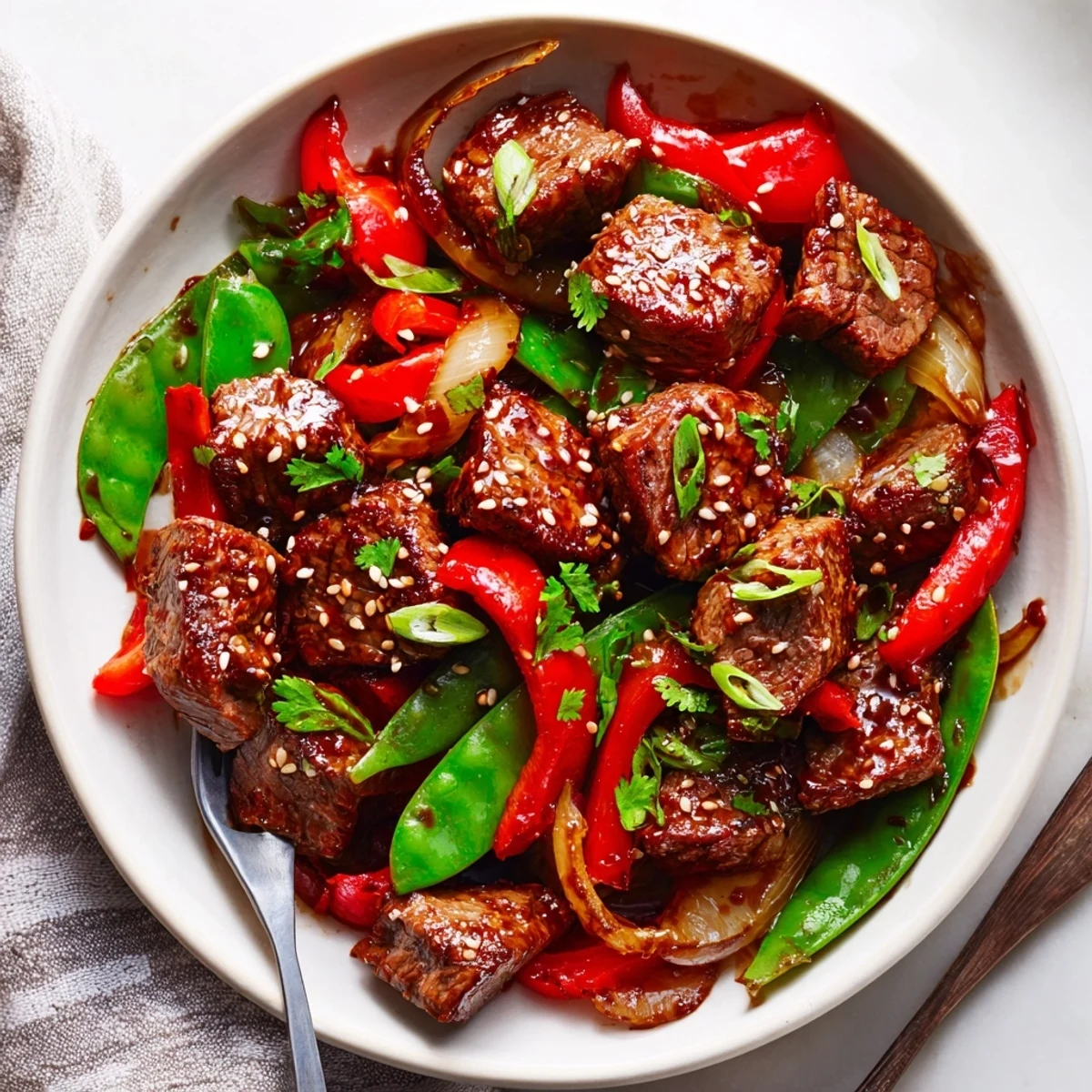 Asian Inspired Cube Steak
