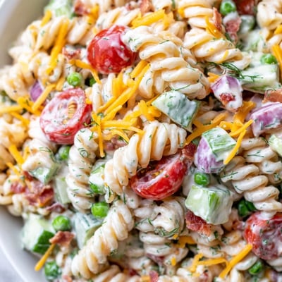 Creamy Ranch Pasta Salad