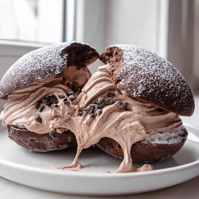 Italian Chocolate Maritozzi Buns