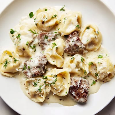 Garlic Steak Tortellini